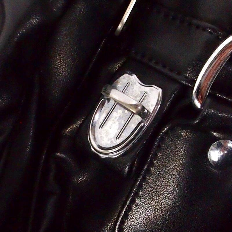 コムデギャルソン COMME des GARCONS フェイクレザー ショルダーバッグ