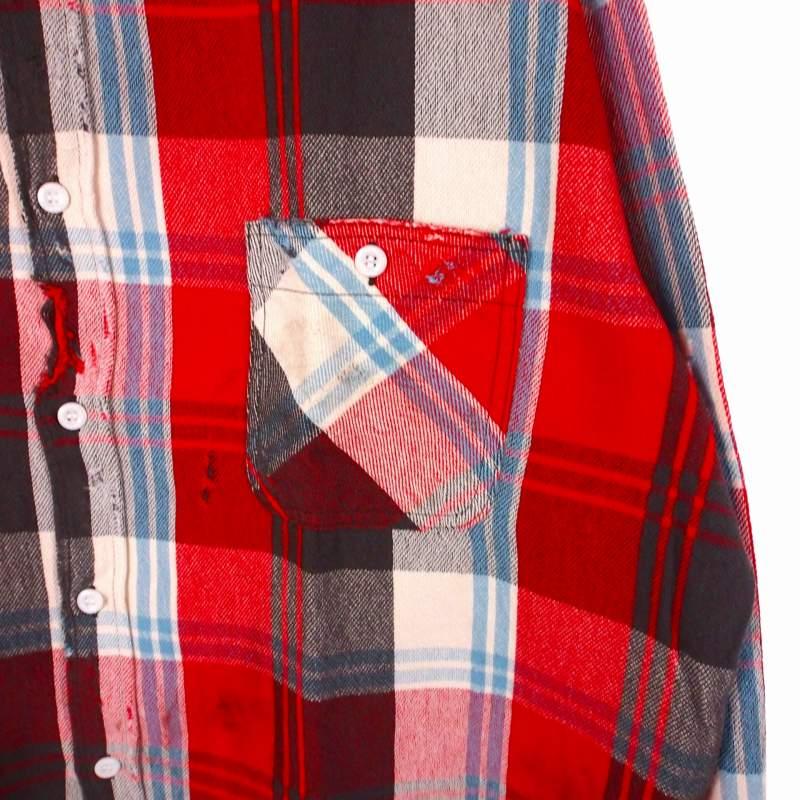 未使用品 セントマイケル SAINTMICHAEL FLANNEL SHIRT チェックシャツ