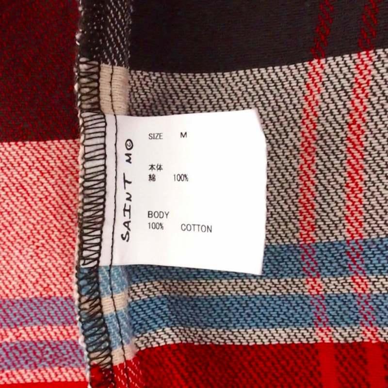 未使用品 セントマイケル SAINTMICHAEL FLANNEL SHIRT チェックシャツ