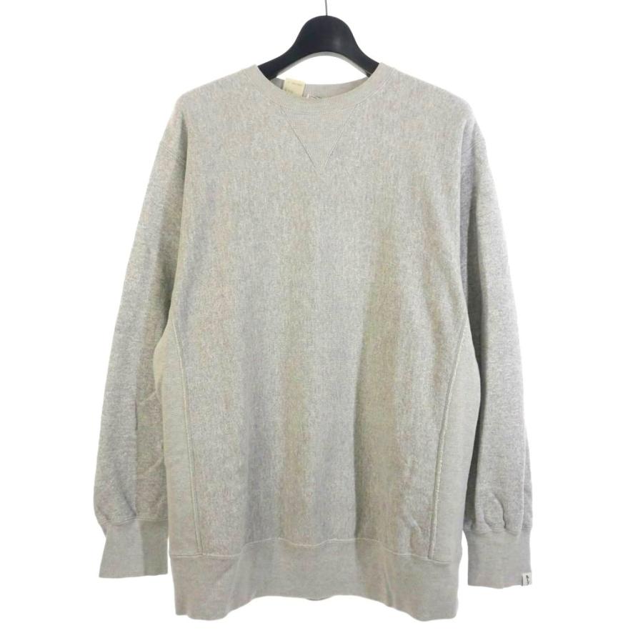 N.ハリウッド × ループウィラー 前V クルーネック スウェット Mサイズ ミスターハリウッド N.HOOLYWOOD ループウィラー 前Vスウェット