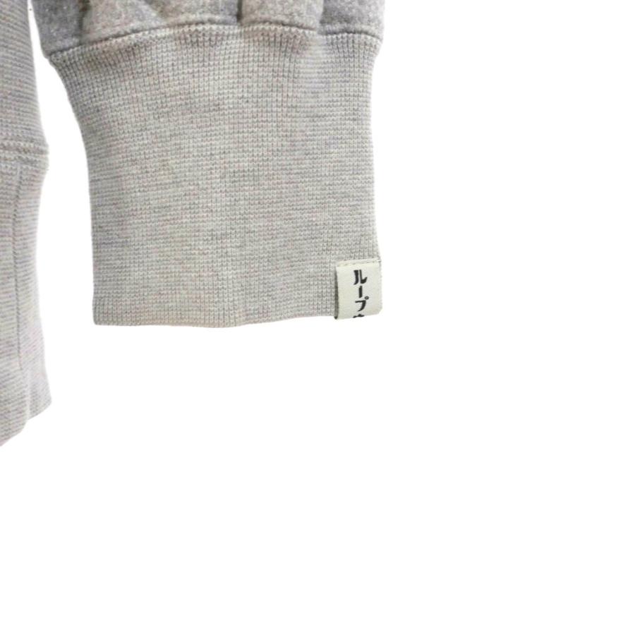 N.ハリウッド × ループウィラー 前V クルーネック スウェット Mサイズ ミスターハリウッド N.HOOLYWOOD ループウィラー 前Vスウェット