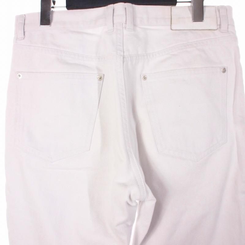 ジョンローレンスサリバン JOHN LAWRENCE SULLIVAN KNEE BUTTON JEANS ジョンローレンスサリバン白デニム