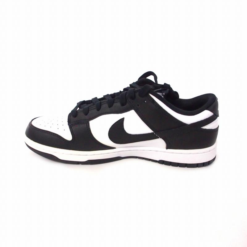 【新品未使用】NIKE W DUNK LOW 本革 黒白〈定価12,100円〉 NIKE（ナイキ） NIKE Dunk Low Retro Panda スニーカー 靴 US10 28cm