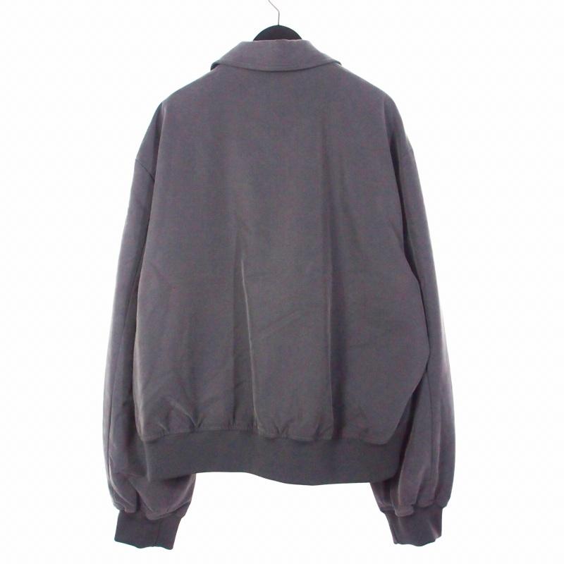 ZARA（ザラ） ジップブルゾン ジャケット XL グレー メンズ : ブランド