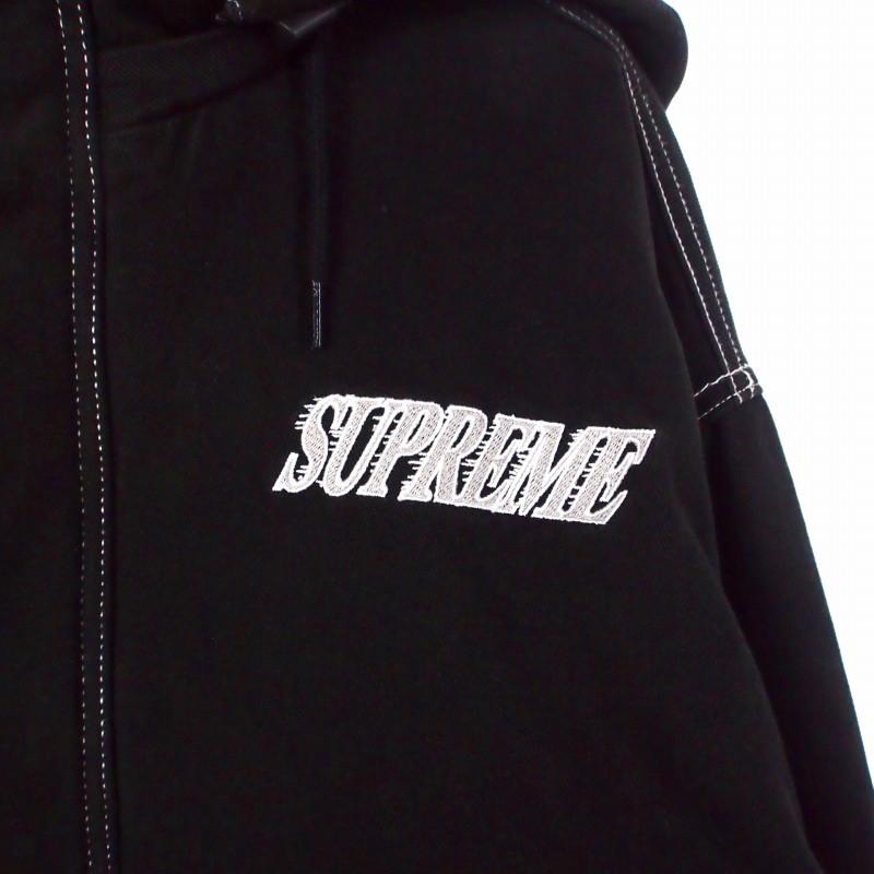 シュプリーム✖︎ミッチェル&ネス ヴァーシティージャケット ブラック L Supreme - SUPREME シュプリーム ×Mitchell & Ness ミッチェルアンド