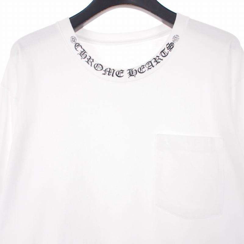 CHROME HEARTS（クロムハーツ） ネックロゴ ロングスリーブ Tシャツ