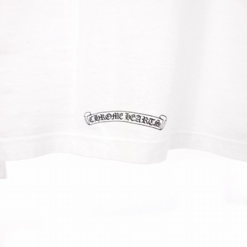 CHROME HEARTS（クロムハーツ） ネックロゴ ロングスリーブ Tシャツ