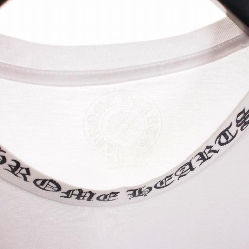 CHROME HEARTS（クロムハーツ） ネックロゴ ロングスリーブ Tシャツ