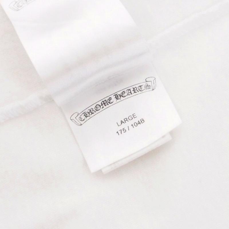 CHROME HEARTS（クロムハーツ） ネックロゴ ロングスリーブ Tシャツ