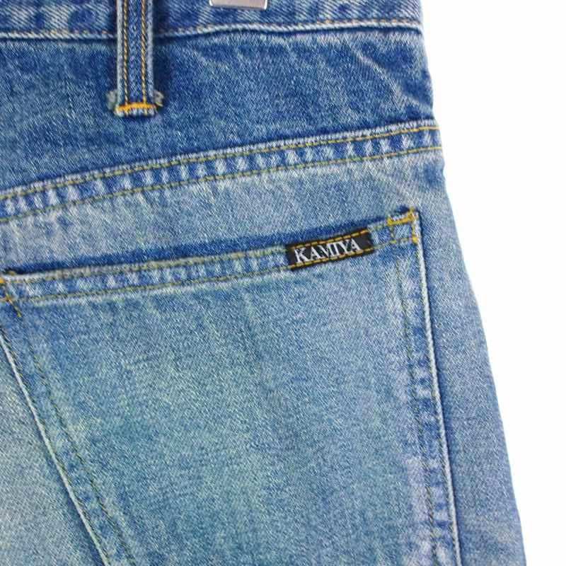 カミヤ KAMIYA 25SS COLORING DENIM FLARE PANT カラーリング デニム 