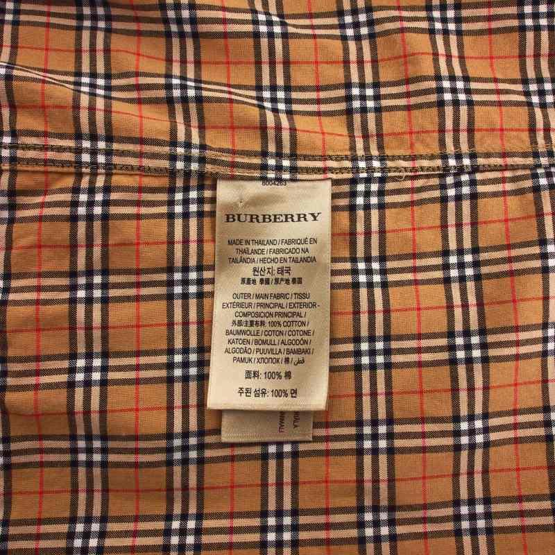 BURBERRY（バーバリー） BURBERRY 19SS ノバチェック シャツ 長袖 M