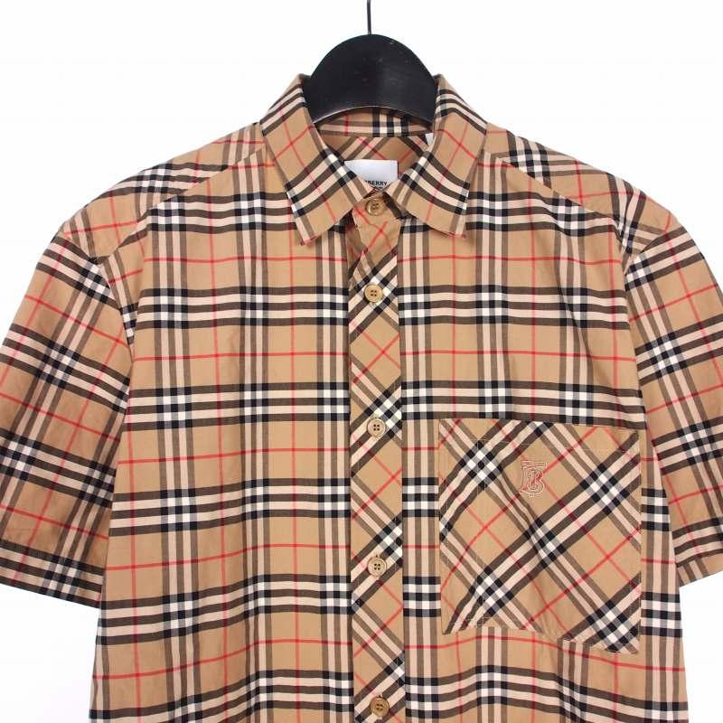 BURBERRY（バーバリー） ノバチェック シャツ 半袖 S ベージュ