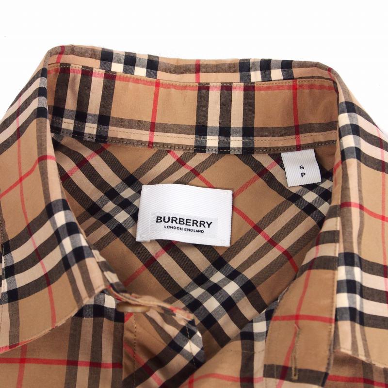BURBERRY（バーバリー） ノバチェック シャツ 半袖 S ベージュ