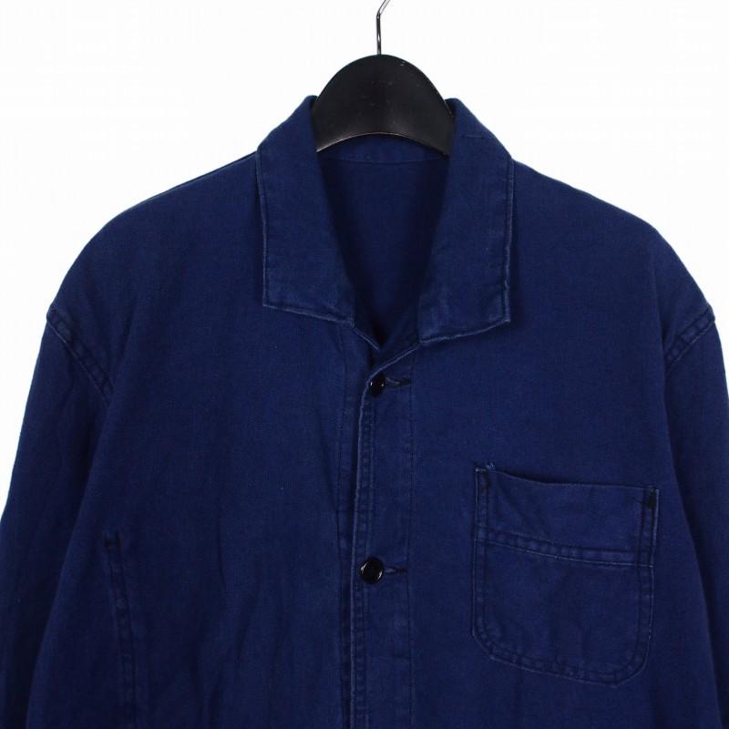 60s フレンチ カバーオール ブルー ユーロワーク vintage 雰囲気系 60s フレンチワーク カバーオール ブルー ユーロヴィンテージ 雰囲気系