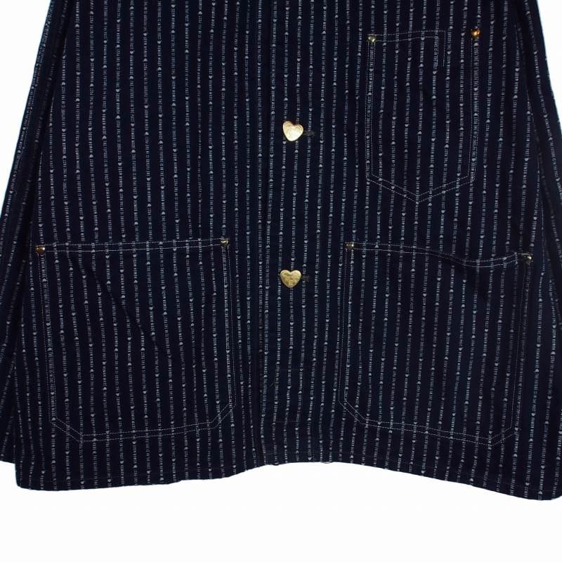 human made カバーオール　ストライプ ヒューマンメイド HUMAN MADE 25SS WABASH COVERALL JACKET ワバッシュ