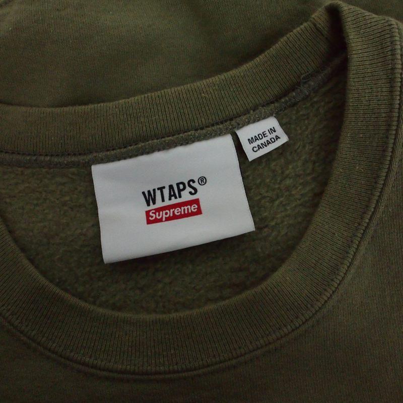 Supreme（シュプリーム） × ダブルタップス WTAPS 21AW クルーネック