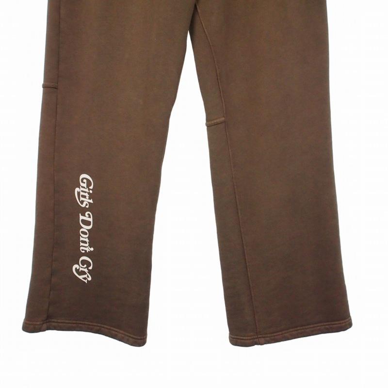 ガールズドントクライ Girls Don't Cry × チェリーエンジェル Cherry Angel 25ss スウェットパンツ スラックス L ブラウン 茶 メンズ_4