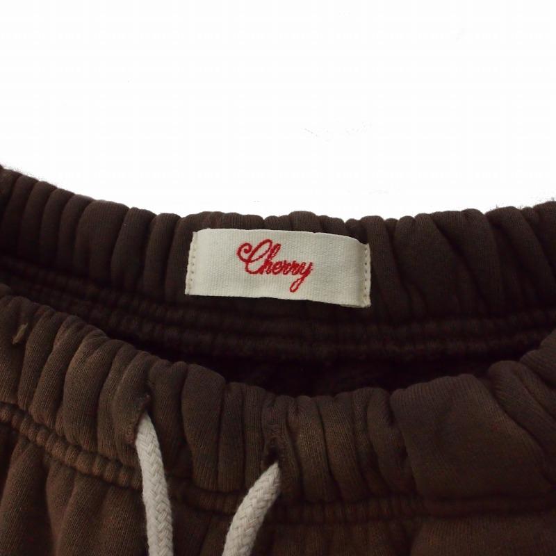 ガールズドントクライ Girls Don't Cry × チェリーエンジェル Cherry Angel 25ss スウェットパンツ スラックス L ブラウン 茶 メンズ_6