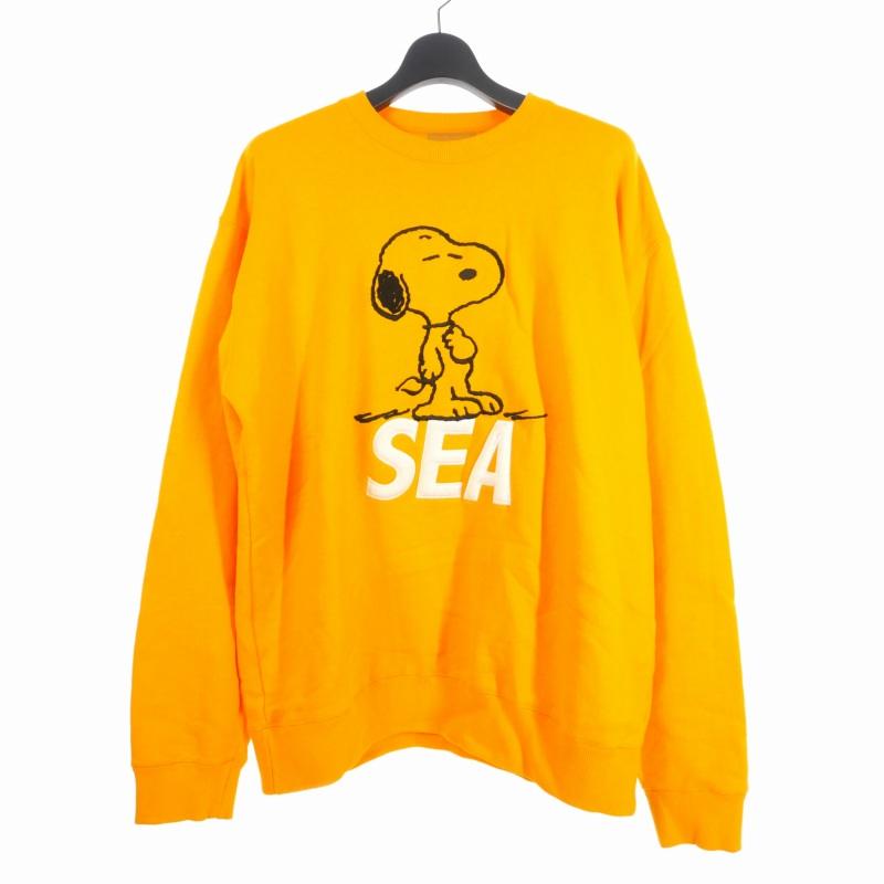 ウィンダンシー ピーナッツ スヌーピー スウェットトレーナー プルオーバー XL ウィンダンシー WIND AND SEA ピーナッツ スヌーピー スウェット