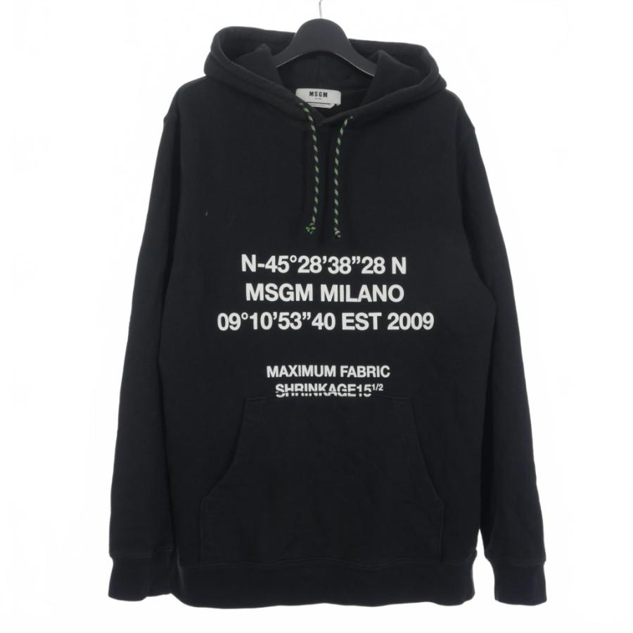 エムエスジーエム MSGM ロゴパーカー フーディー プルオーバー L 
