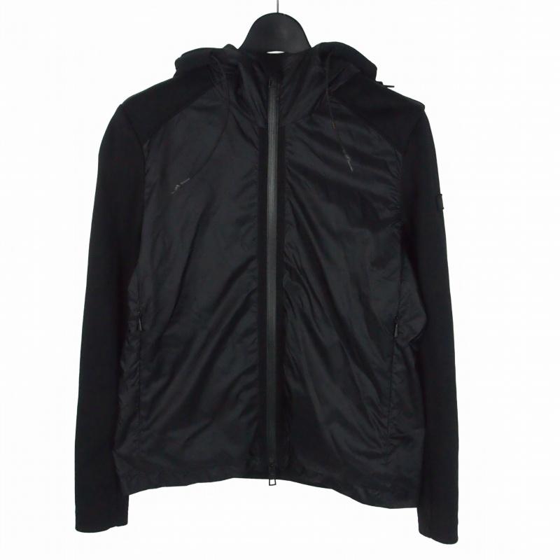 【極美品】タトラス EROS 別注 異素材コンビ ブルゾン 黒 4（XL相当） タトラス TATRAS EROS エロス ナイロンジャケット ブルゾン 上着 1