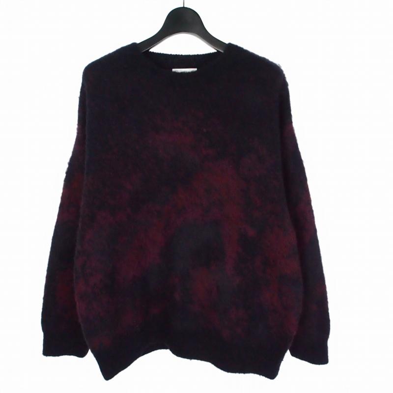 ウィムバイリドム WYM LIDNM MOHAIR BLEND JACQUARD SHAGGY KNIT 