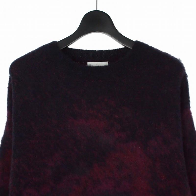 ウィムバイリドム WYM LIDNM MOHAIR BLEND JACQUARD SHAGGY KNIT 
