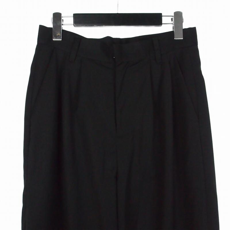 カンファ―ウッド Camphor Wood 2tuck wide baggy slacks 2タックワイド