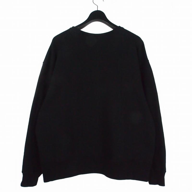 セントマイケル SAINTMICHAEL 25SS MX666 CRW-N SWEAT スウェット トレーナー L ブラック 黒 SM-HR8-0000-043 メンズ_1
