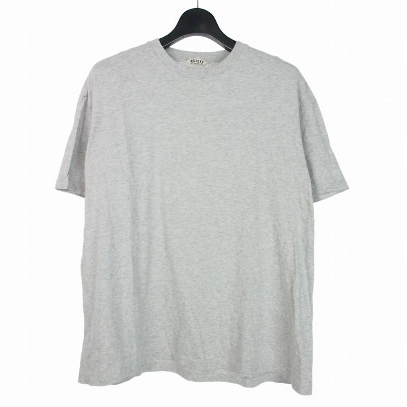 オーラリー AURALEE SEAMLESS CREW NECK TEE シームレスクルーネック T 