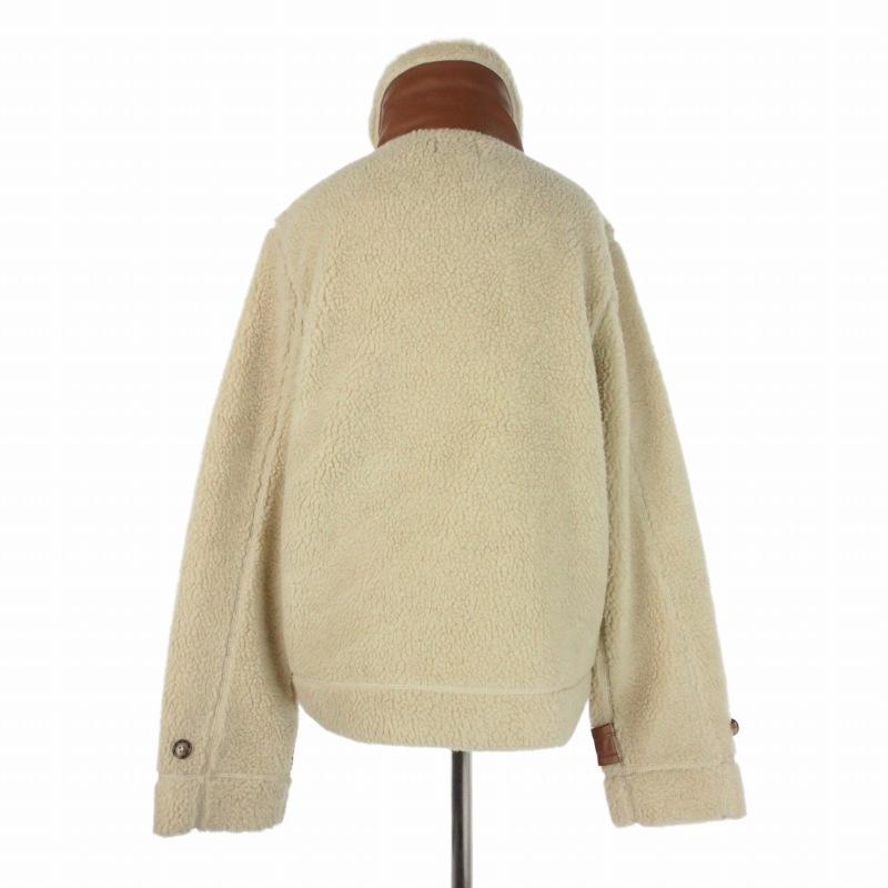 ポロ ラルフローレン POLO RALPH LAUREN レザー切替 フリース ボア 