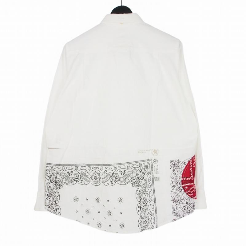 ビズビム VISVIM BANDANA SHIRT バンダナシャツ 長袖 2 ホワイト 白