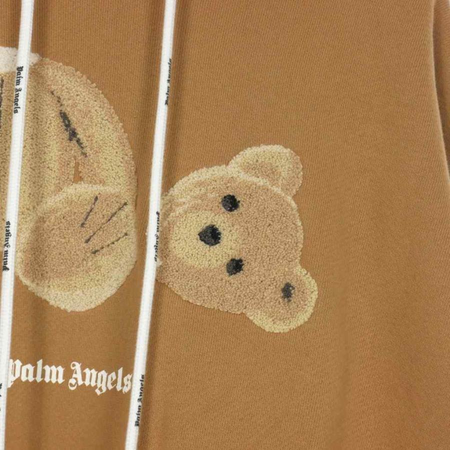 パームエンジェルス PALM ANGELS 21AW BEAR Hoodie パーカー フーディ プルオーバー L ベージュ PMBB058C99FLE001 メンズ_3
