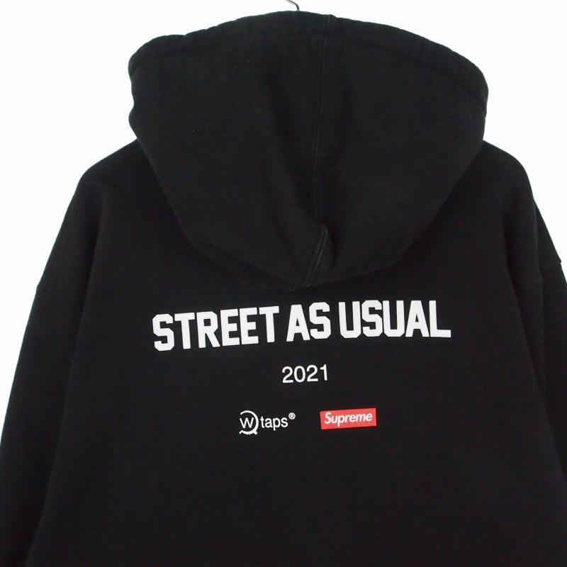 パーカー Supreme WTAPS Hooded Sweatshirt ブラック L