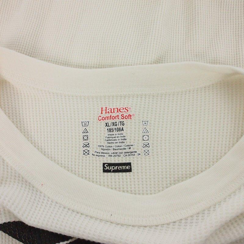 Supreme（シュプリーム） × ヘインズ Hanes 21AW Bones Thermal Crew