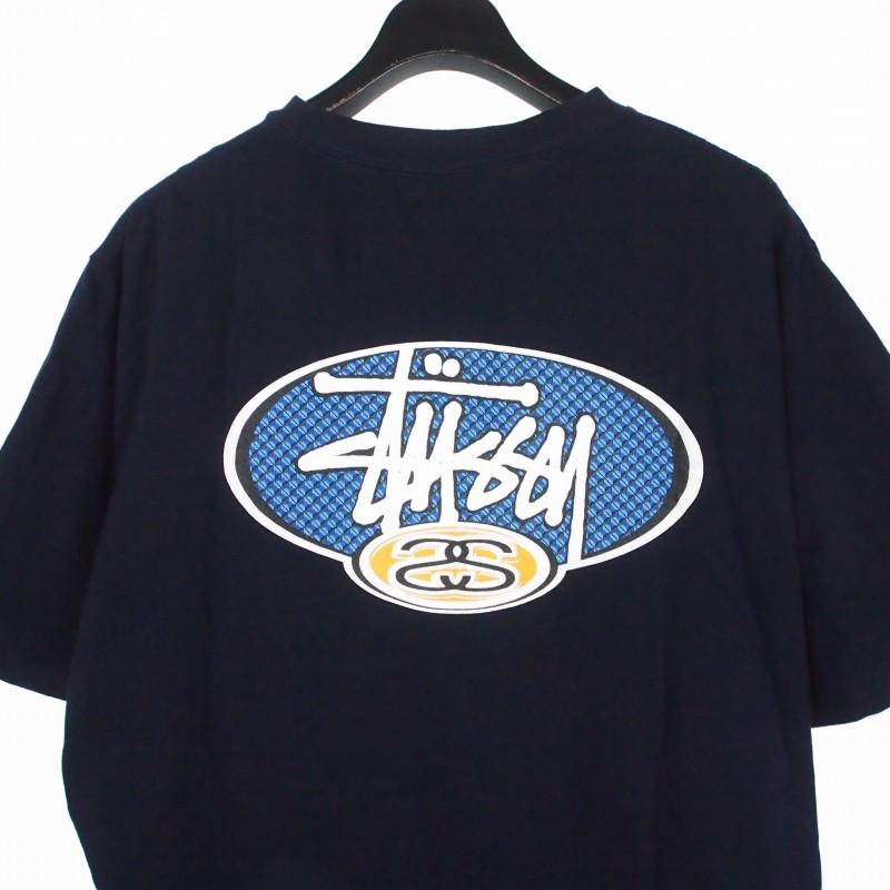 STUSSY（ステューシー） STUSSY USA製 90's 銀タグ ロゴプリント T