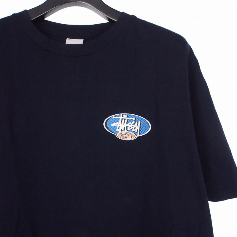 STUSSY（ステューシー） STUSSY USA製 90's 銀タグ ロゴプリント T