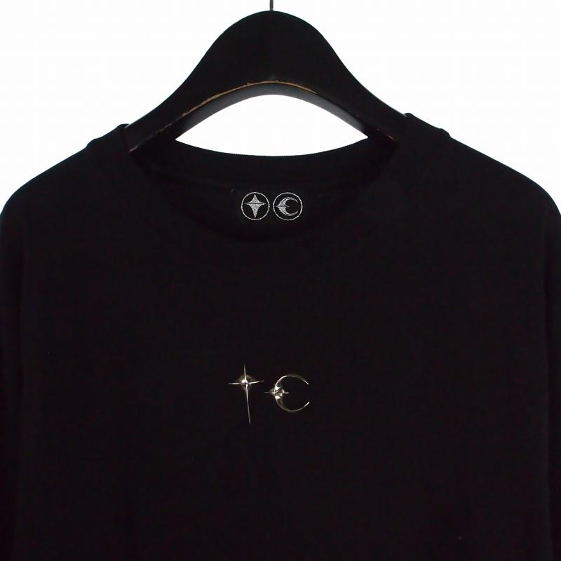 サグクラブ Thug Club ロゴスタッズ クルーネック 長袖 カットソー T