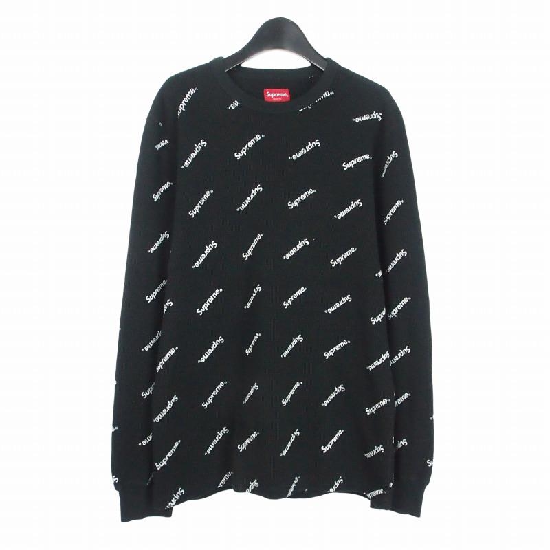Supreme（シュプリーム） SUPREME 15AW Logo Waffle Thermal ロゴ
