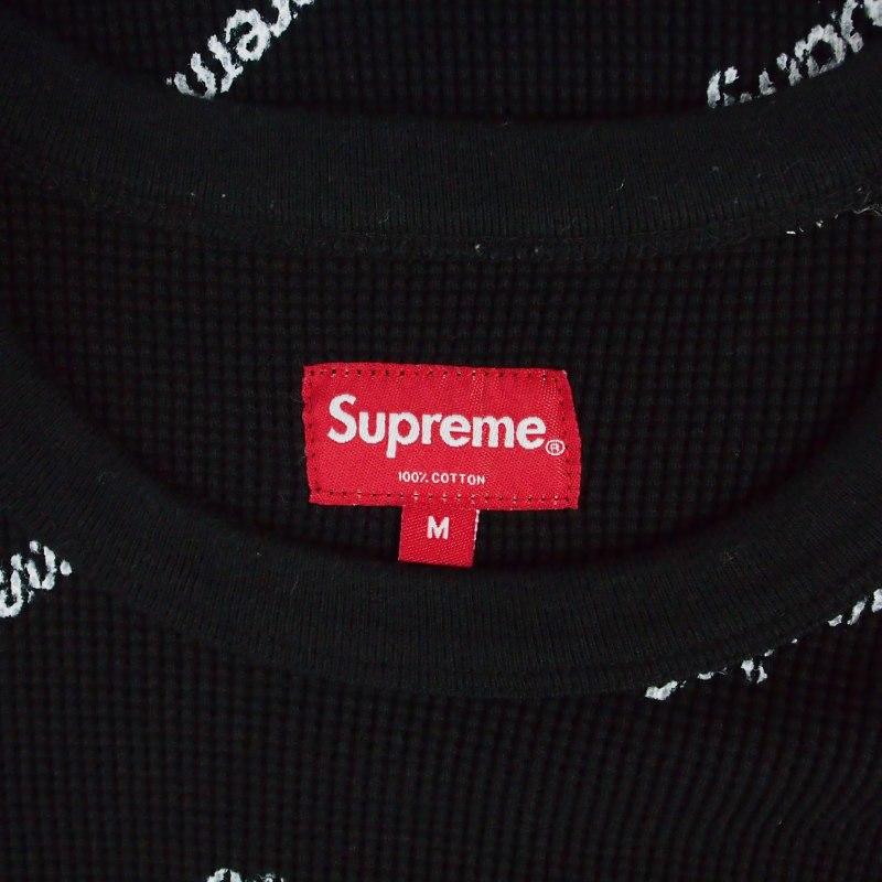Supreme（シュプリーム） SUPREME 15AW Logo Waffle Thermal ロゴ