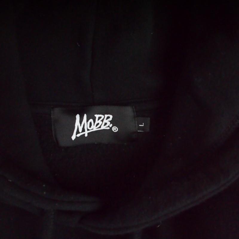 モブ MOBB ハートドリップワッペンフーディー ハートデザインパーカー