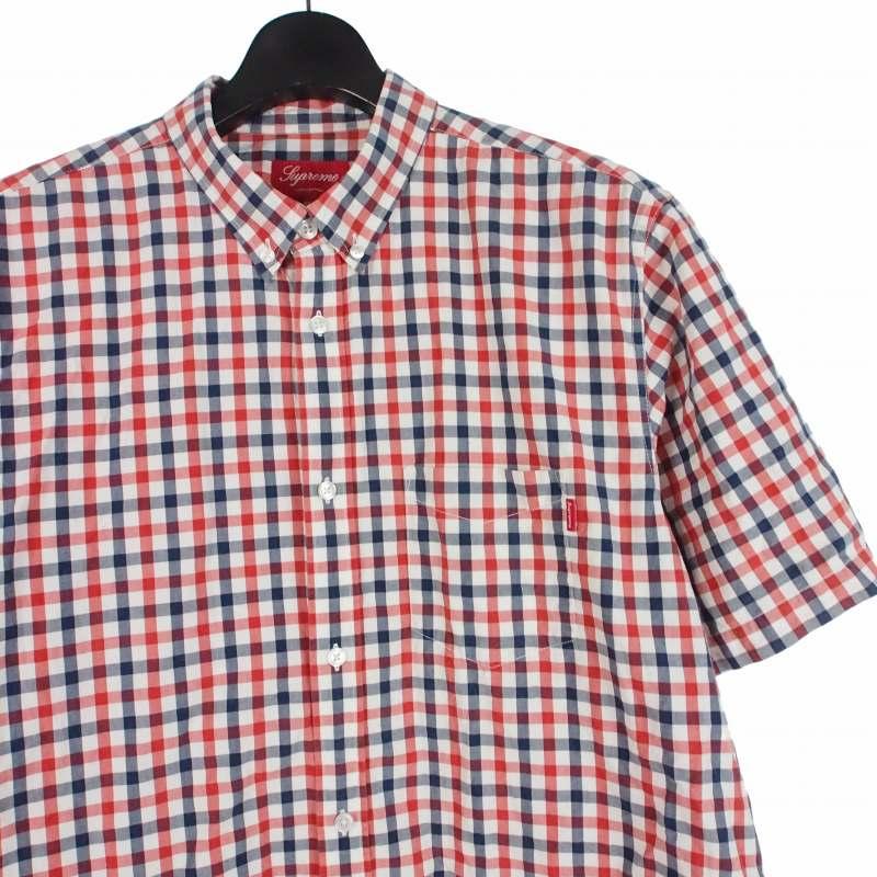 Supreme ギンガムチェック 半袖シャツ レッド S Supreme（シュプリーム） SUPREME 26SS Gingham S/S Shirt ギンガム