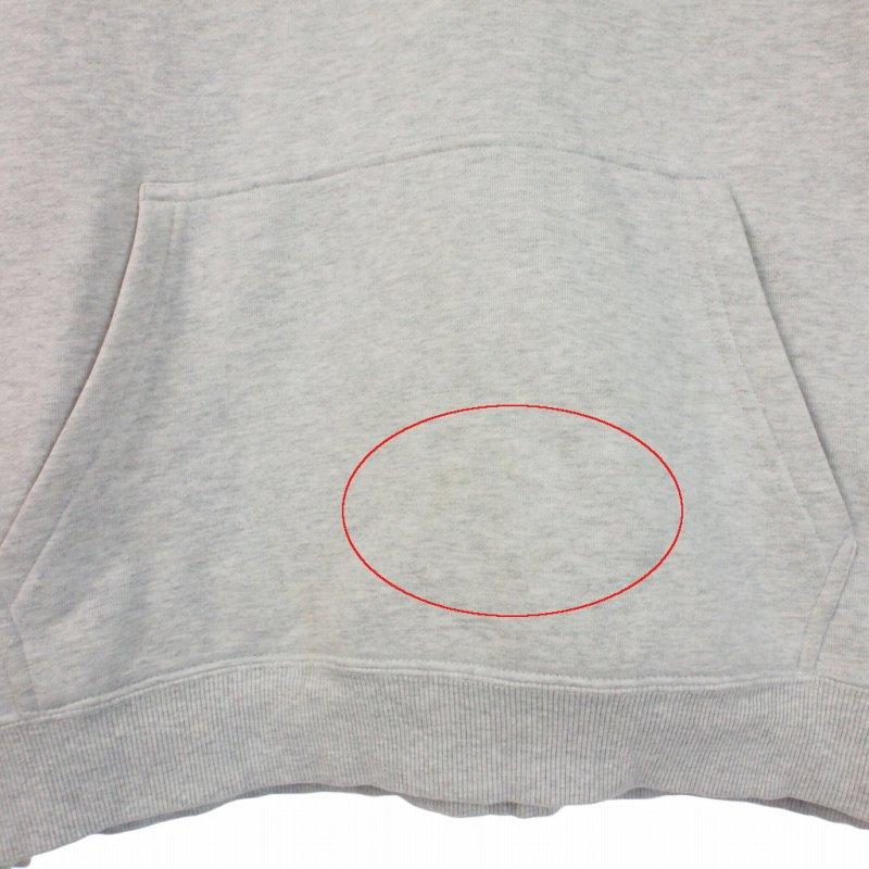 STUSSY（ステューシー） STUSSY STOCK LOGO HOODIE ストックロゴ フーディー パーカー L グレー メンズ ...