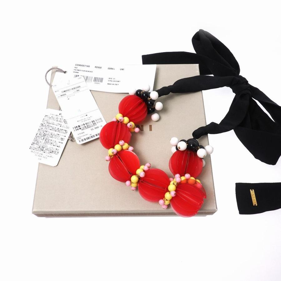 マルニ*リボン　ネックレス 楽天市場】【アウトレット】 マルニ ネックレス レディース 黒