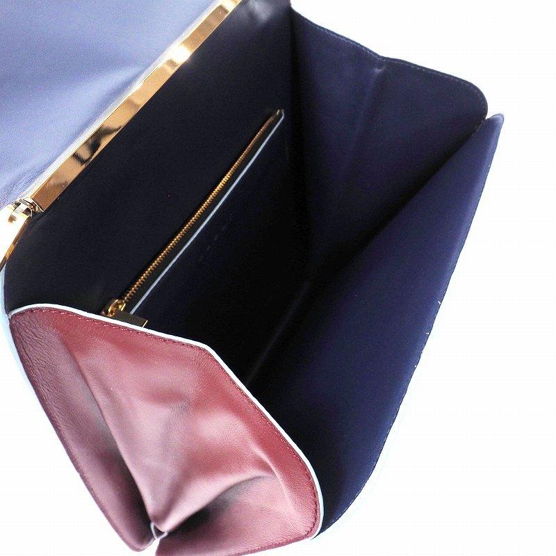 MARNI 中古 未使用品 マルニ 19AW Cache bag レザー スクエア 