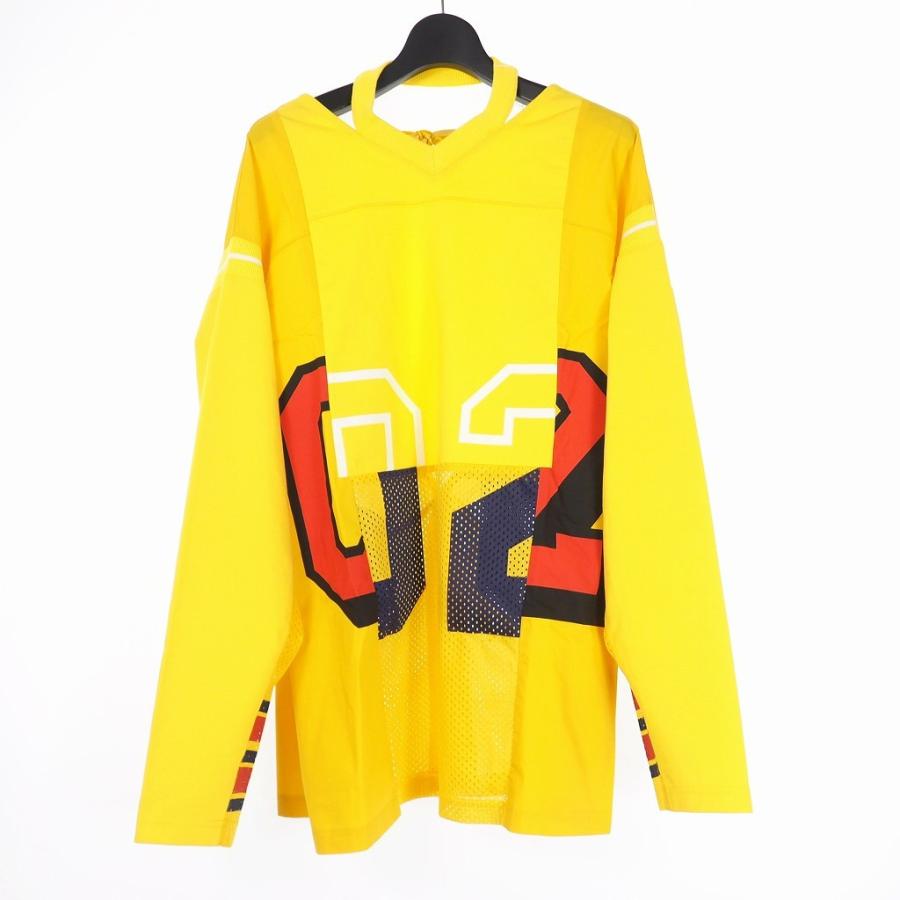 中古 未使用品 ファセッタズム FACETASM 17SS フットボール メッシュ T 