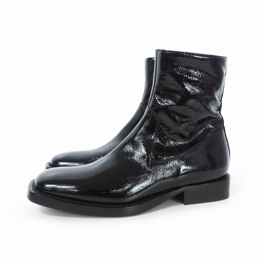 Ann demeulemeester スクエアサイドジップブーツ