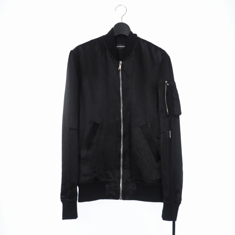 中古 未使用品 アンドゥムルメステール ANN DEMEULEMEESTER 22SS リボン サテン ボンバージャケット MA-1 ブルゾン 48  ブラック 黒 2201-M- : 203-202204300304 : ブランド古着販売のベクトル - 通販 - Yahoo!ショッピング