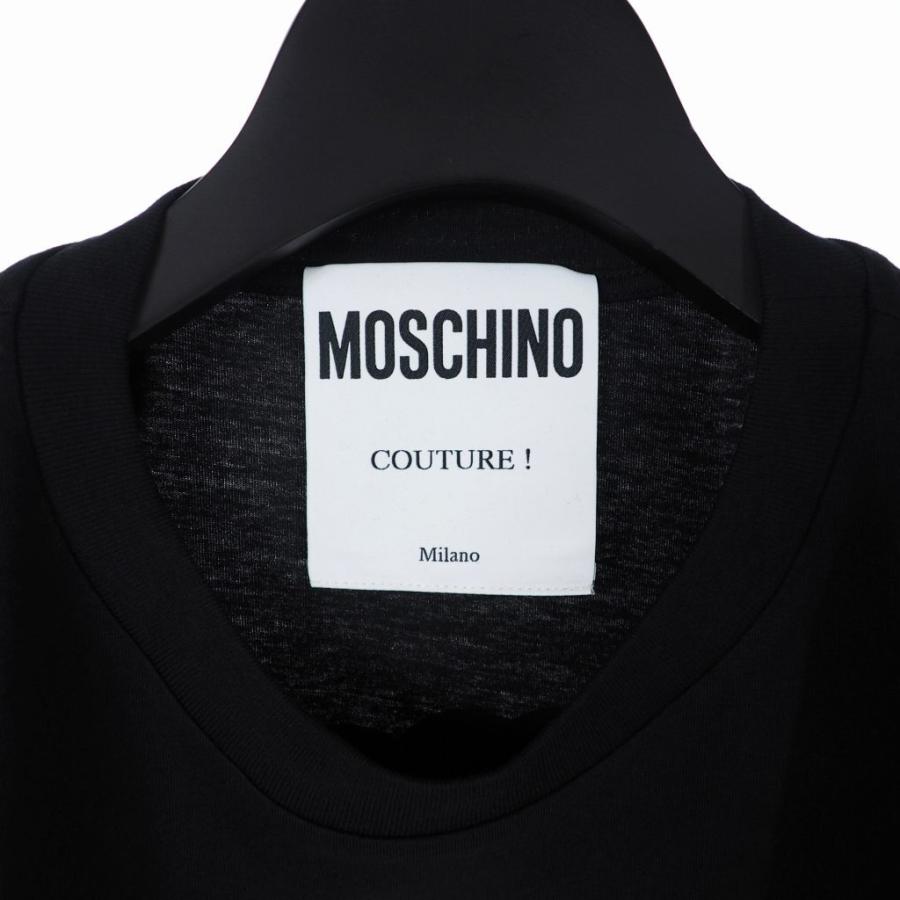 【中古】未使用品 モスキーノ MOSCHINO 20SS ネズミプリント Tシャツ カットソー 半袖 S ブラック 黒 A0779 未使用品 モスキーノ MOSCHINO 20SS ネズミプリント Tシャツ
