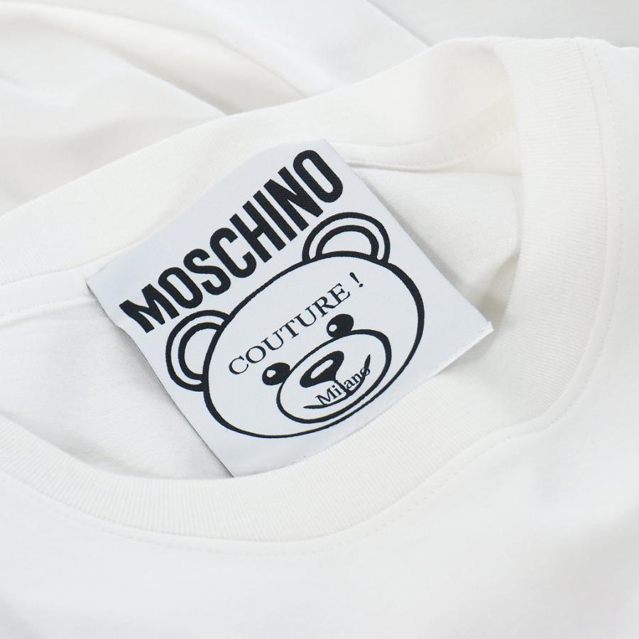 未使用品 モスキーノ MOSCHINO 20SS テディベア ロゴ刺繍 Tシャツ